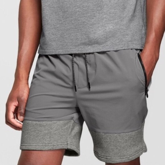 target mens elastic waist shorts